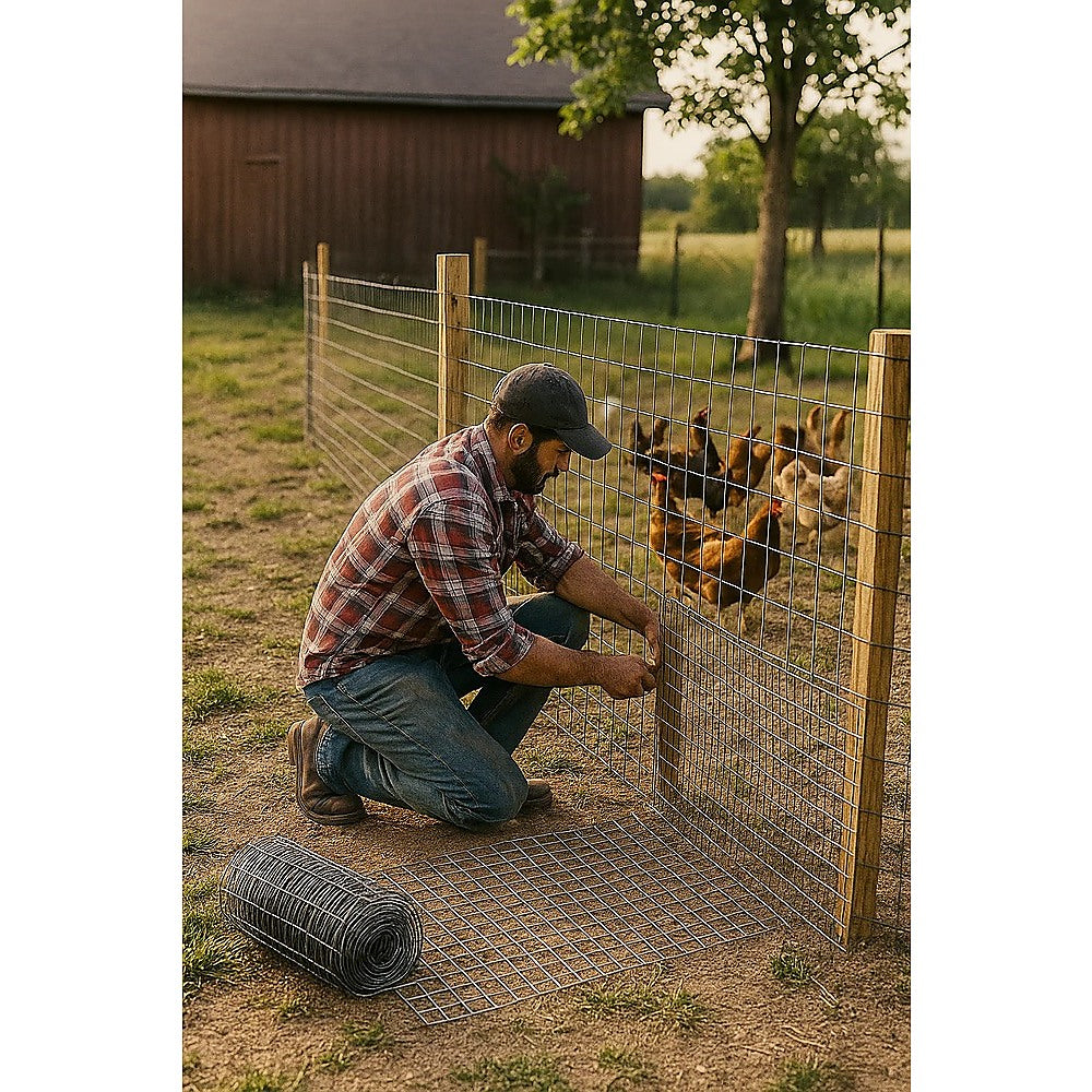 30m Black Chicken Wire Mesh Roll – Aviary & Garden Fencing