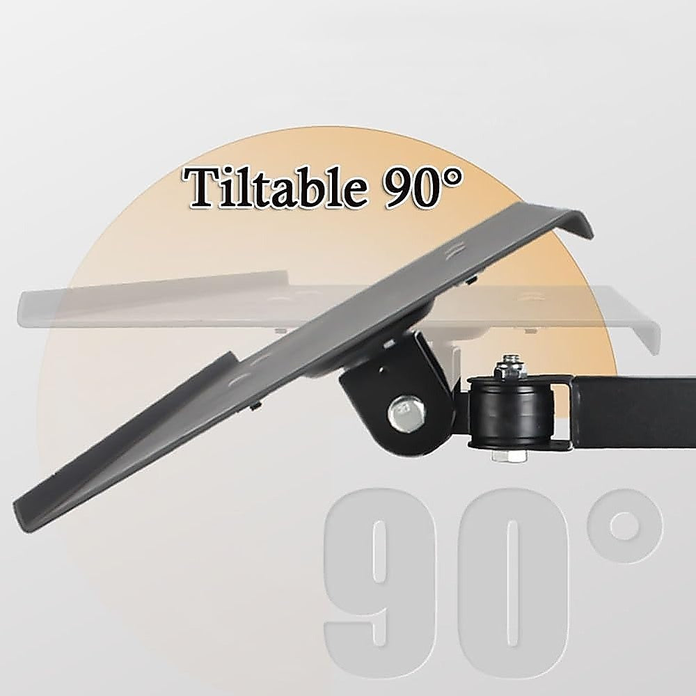 Wall Mount Keyboard Tray – Adjustable Folding Arm Workstation