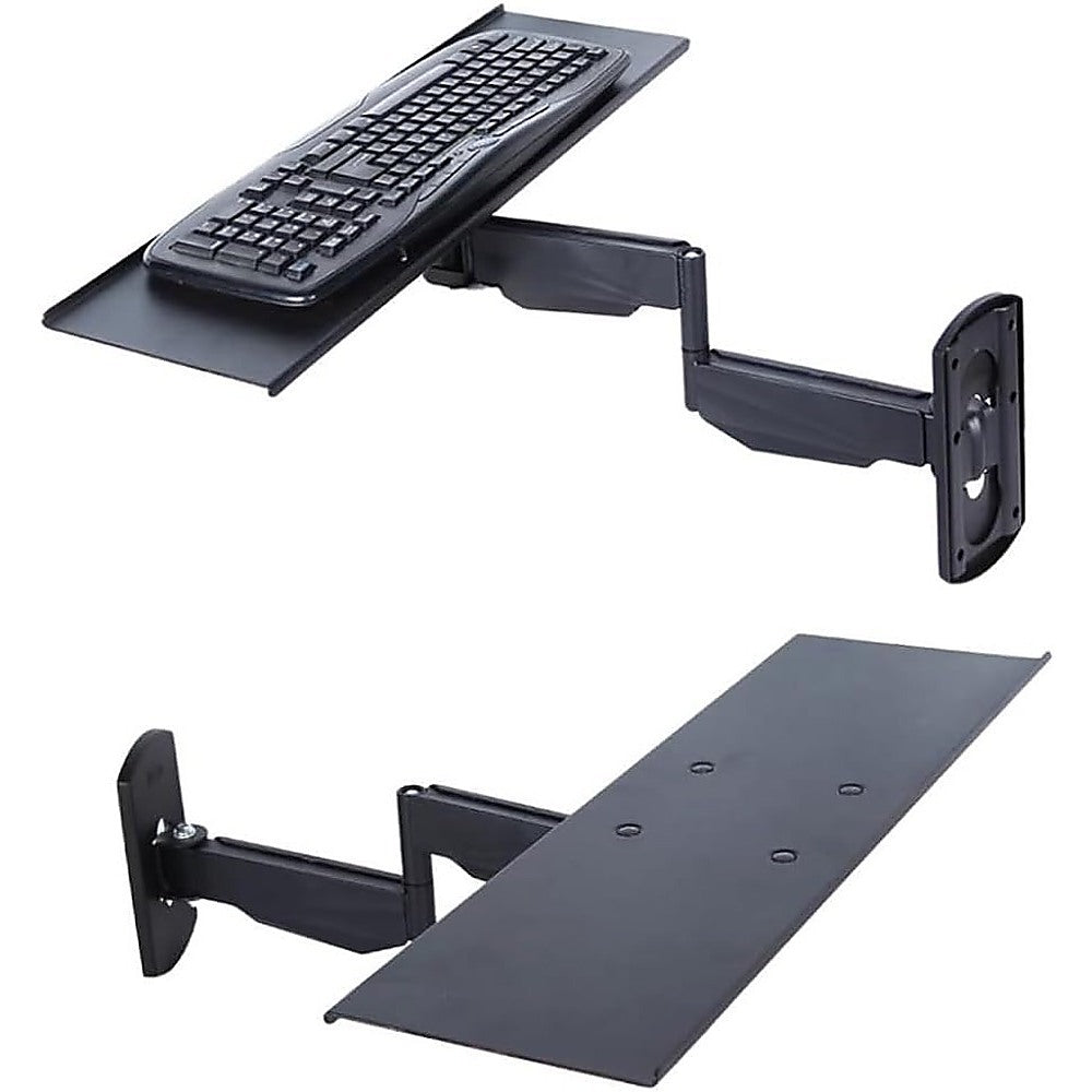 Wall Mount Keyboard Tray – Adjustable Folding Arm Workstation