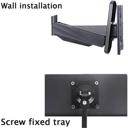 Wall Mount Keyboard Tray – Adjustable Folding Arm Workstation