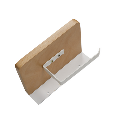 Toilet Paper Holder with Shelf Wall Mounted Bathroom Storage