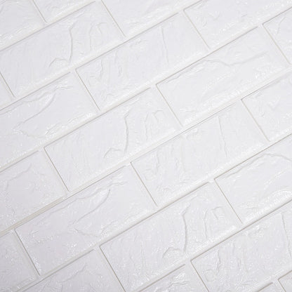 3D Brick Wall Tile Stickers 60x30cm – 50 Pack Peel & Stick Wallpaper