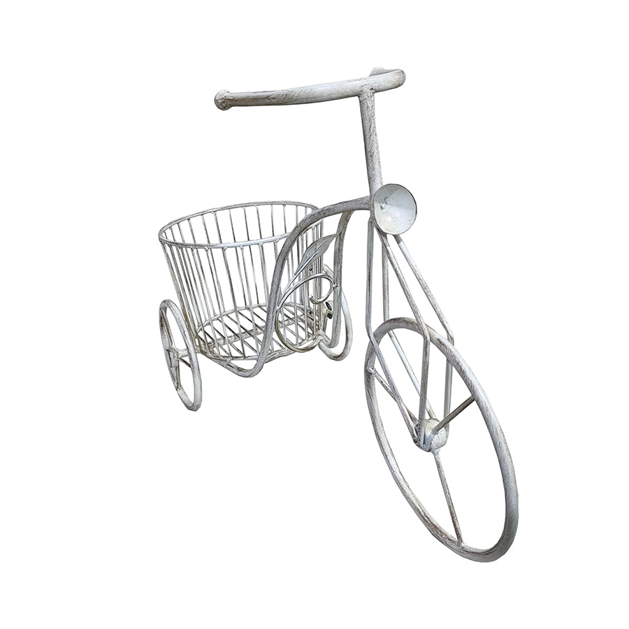 Country Garden Traingle w Basket Planter 35cm