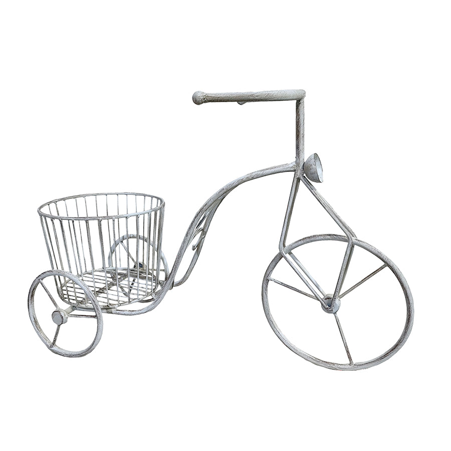 Country Garden Traingle w Basket Planter 35cm