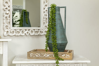 Faux Long String Of Pearls 74cm