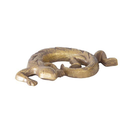 Curled Up Gecko Paperweight Decor 17cm
