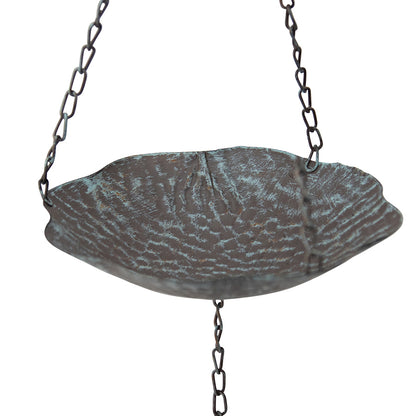 Hanging Birdfeeder w Dragonfly & Petal Bell 86cm