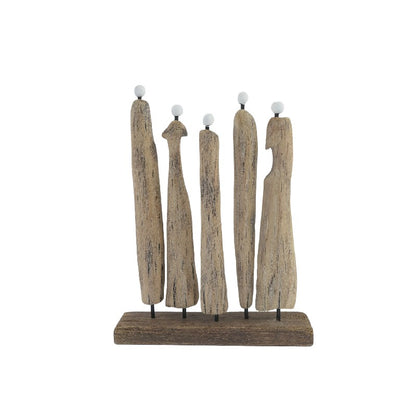 Handcrafted Contemporary Family + Friends Statue 20cm