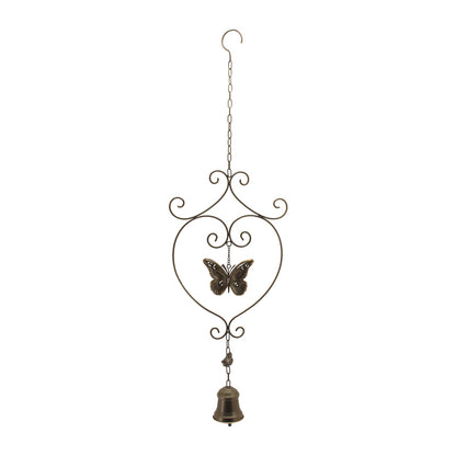 Hanging Butterfly w Bird + Bell 89cm