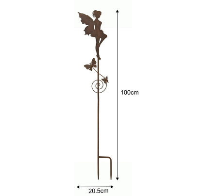 Set 2 Asst Fairy Garden Stakes 100cm