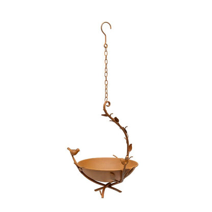 Hanging Birdfeeder On Branch w 2 Birds 51cm