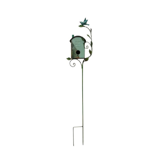 Birdhouse Garden Stake 118cm
