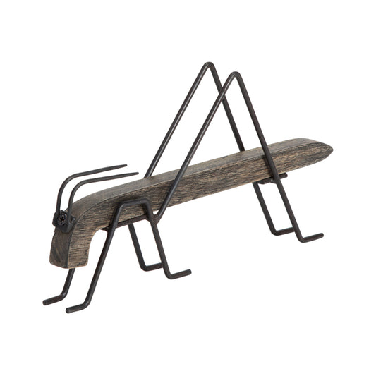 Wood & Iron Decorative Grasshopper 26cm
