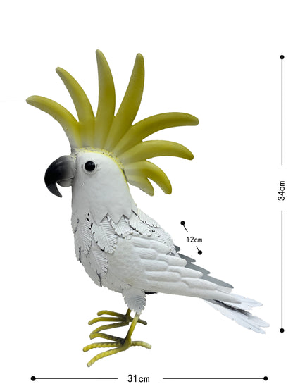 Metal Cockatoo Ornament 34cm