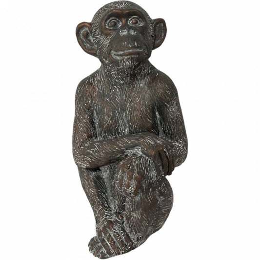 Happy Sitting Monkey Statue 28x54cm