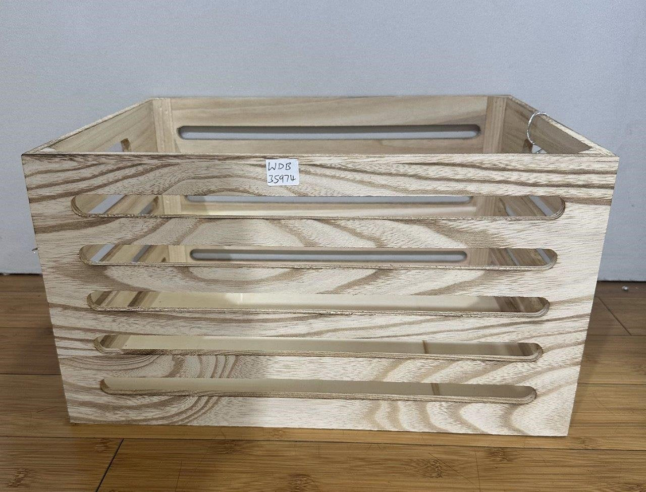 Wood Crates Natural 40x22cm