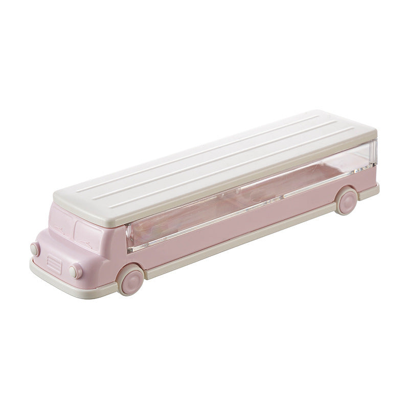 Car Shaped Pencil Cases - Set of 2, Double Layer Design