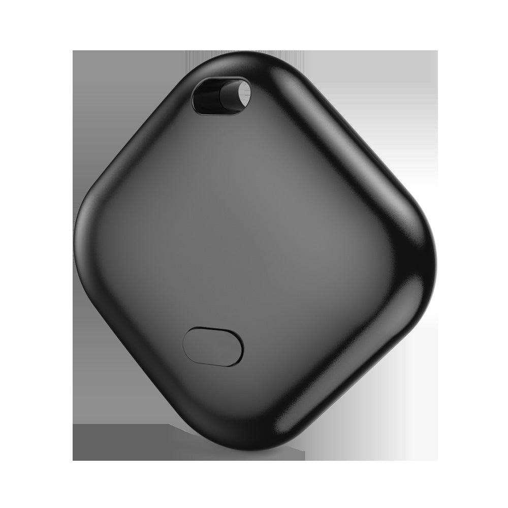 (Square Black) Mini GPS Tracker - Apple Find My Enabled, Key Finder, Wallet Locator, Anti-Theft Tag
