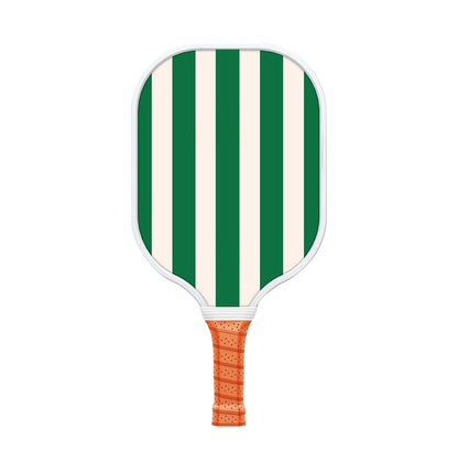 Style 4 White And Green T700 Carbon Fiber & Fiberglass Pickleball Paddle - Lightweight 220g with Anti-Slip TPU Grip for Training & Competition
