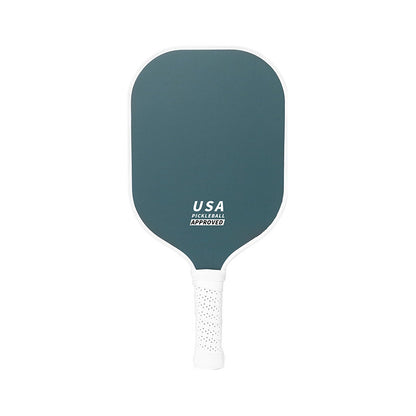 Green Fiberglass Pickleball Paddle - Lightweight 215g with Anti-Slip TPU Grip for Outdoor Sports