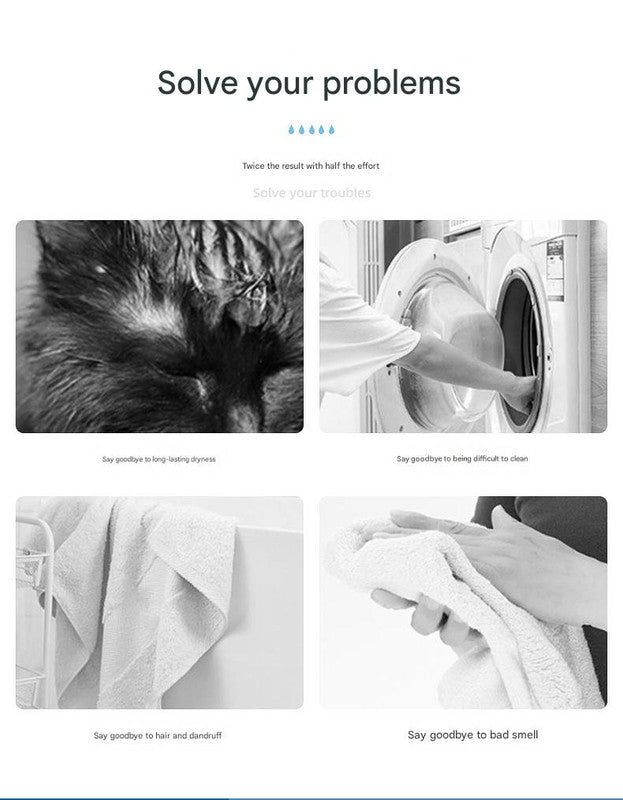 Adorable Pet Paw Grooming & Drying Mitt - Super Absorbent Fleece Material(Gray)