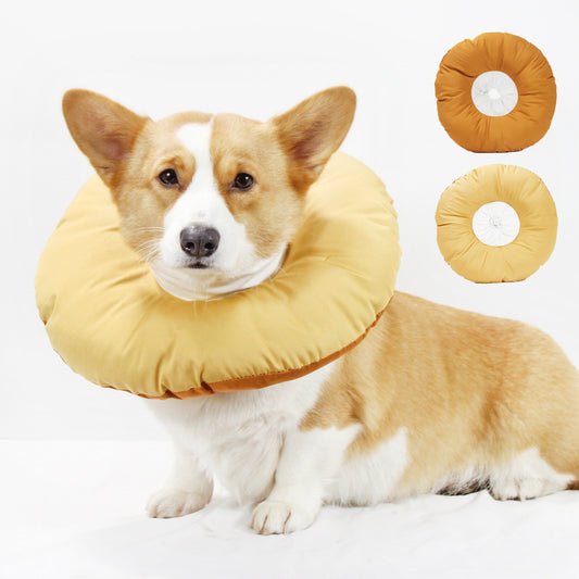 Yellow Adjustable Soft Elizabethan Collar for Pets - Comfortable Recovery Aid - XXL