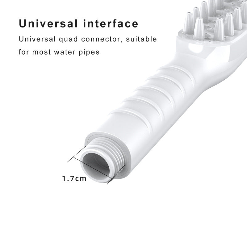 Handheld Pet Grooming Shower Sprayer - With Comb Teeth Hose & Adapters