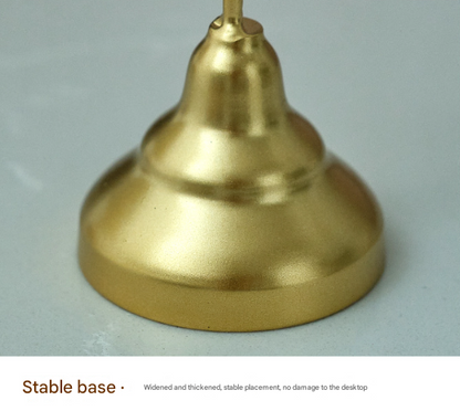 Gold Elegant Star Metal Candlestick Holder - Decorative Taper Candle Stand for Home, Tabletop & Special Occasions