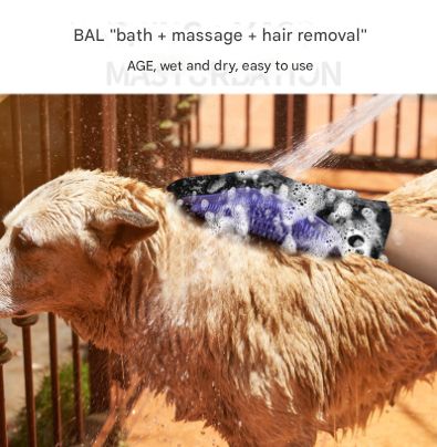 Pink 3-Pack Gentle Pet Grooming Glove - Deshedding, Bathing & Massage Mitt for Dogs & Cats, Breathable & Adjustable