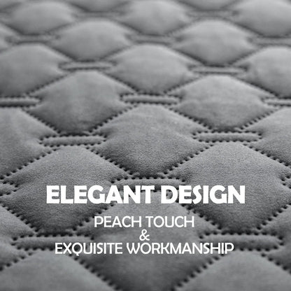 Grey 2-Sided Waterproof Pet Sofa Cover - Dog Bed Protector Blanket for Furniture, Couches & Car Seats (75x180cm, Machine Washable)