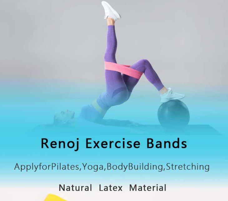 Multicolor 10 Pieces of 2 Sets Premium Resistance Loop Bands - Fitness Exercise Bands for Legs, Glutes, and Strength Training with Carry Bag