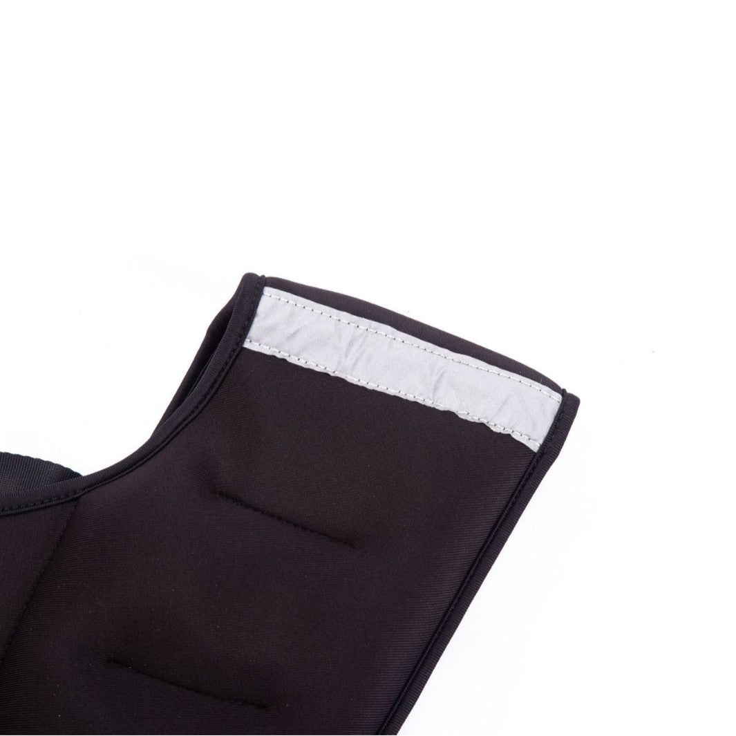 Black Premium Adjustable Weighted Vest for Strength Training, Running, and Cardio Fitness(5KG)