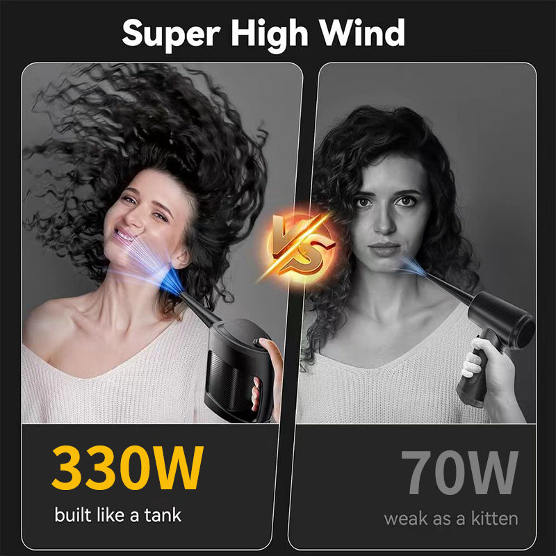 High-Power Corded Electric Air Duster & Blower - 35000RPM Multi-Purpose Cleaner with 4 Nozzles(black)