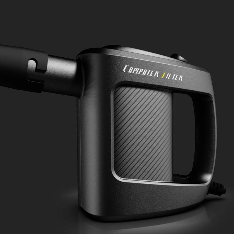 High-Power Corded Electric Air Duster & Blower - 35000RPM Multi-Purpose Cleaner with 4 Nozzles(black)