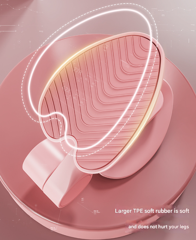 Pink Smart Kegel & Thigh Master with Counter - Adjustable Pelvic Floor Strengthening Device for Women, Inner Thigh & Glute Toner