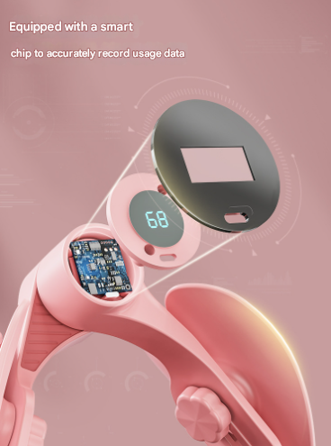 Purple Smart Kegel & Thigh Master with Counter - Adjustable Pelvic Floor Strengthening Device for Women, Inner Thigh & Glute Toner