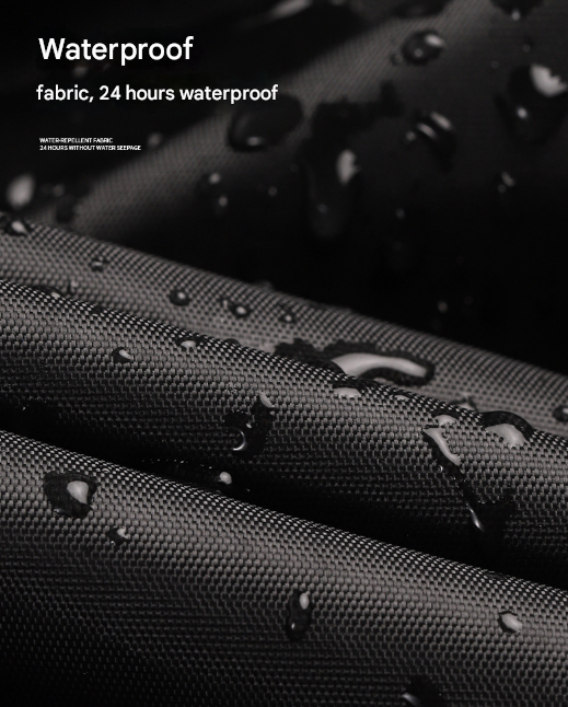 Size L Black And Orange All-Weather 210D Bicycle Cover - Waterproof & UV-Proof Outdoor Bike Protector with Lock Hole & Storage Bag