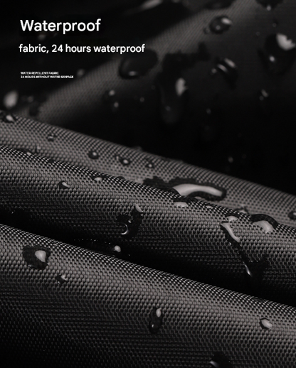 Size L Black All-Weather 210D Bicycle Cover - Waterproof & UV-Proof Outdoor Bike Protector with Lock Hole & Storage Bag