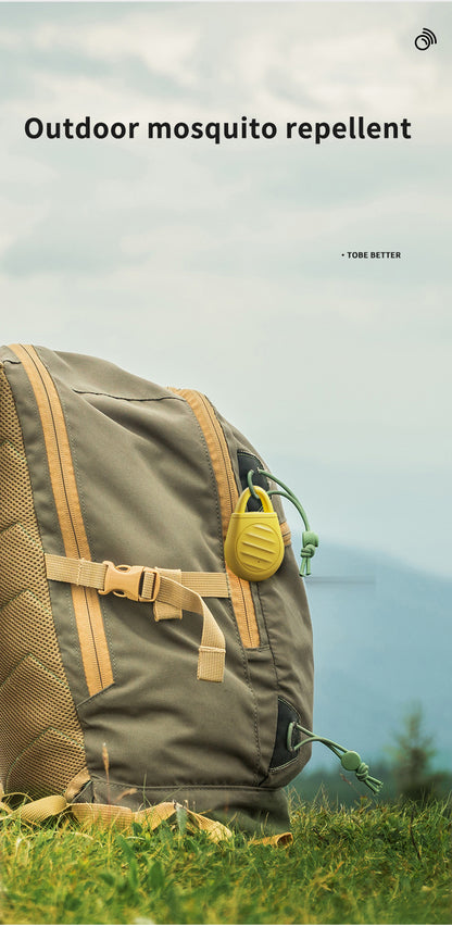 2 Pcs White Portable Ultrasonic Pest Repeller - Rechargeable Mosquito & Bird Repellent Device | 3-Mode for Indoor, Outdoor & Camping