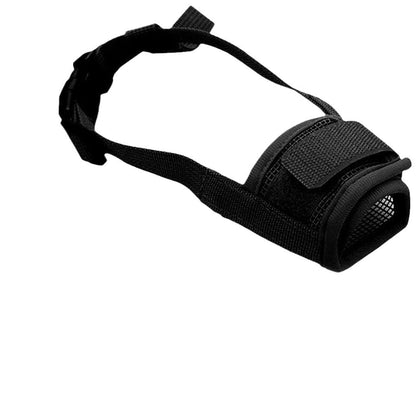 3 Pcs Size M Black Breathable Mesh Dog Muzzle - Soft & Comfortable Guard to Prevent Biting, Allows Panting and Drinking