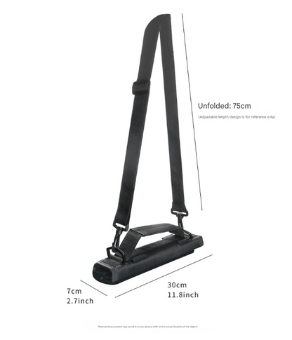 Blue Compact Golf Club Carrier - Lightweight Sunday Practice Bag for Driving Range