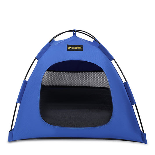 Small Size Pet Tent for Cats & Dogs(Blue) - Portable Comfort Shelter with Soft Cushion