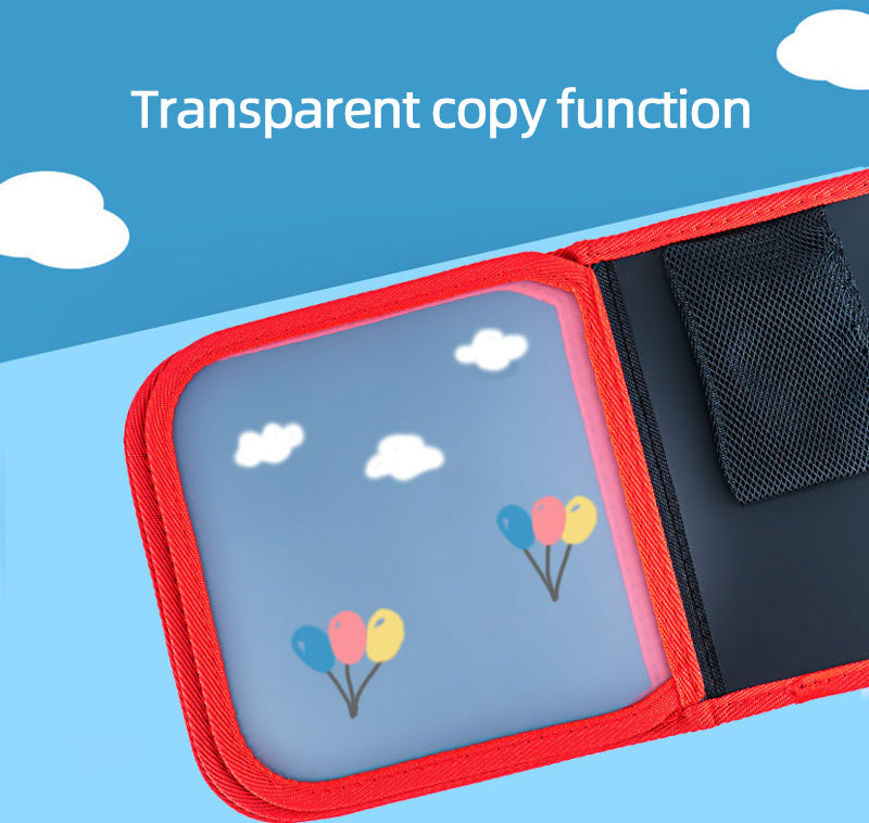 Little bird Portable Reusable Drawing Board for Kids - erasable Doodle Book with Water Chalk Pens - Toddler Travel Activity Toy