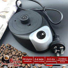 Load image into Gallery viewer, Red Electric Moka Coffee Maker Espresso Machine Italian Classic 6 Cups Auto Power
