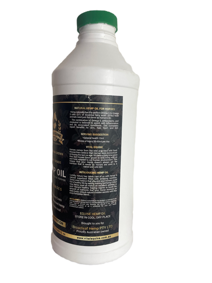 Vital Equine | Hemp & Turmeric Oil For Horses - 1 litre
