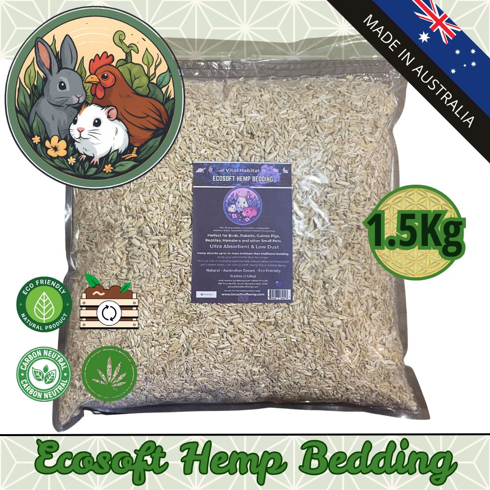 Ecosoft - Natural Hemp Bedding | 10L ±1.5kg