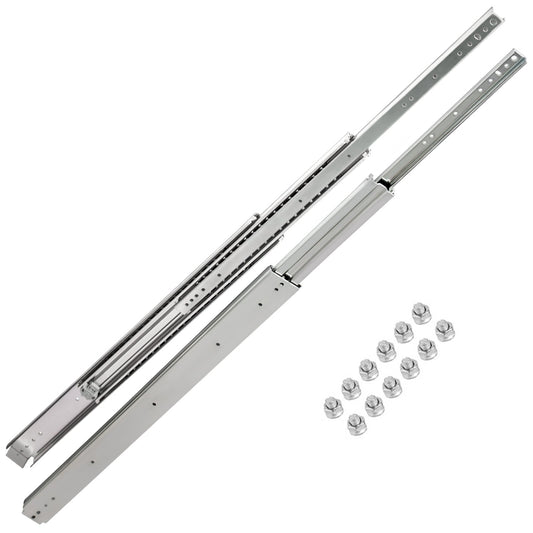 VEVOR Drawer Slide Soft Close Drawer 1Pair 36" Ball Bearing Full Extension 500lb