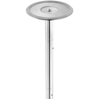 VEVOR Professional Dancing Pole, Spinning Static Dancing Pole Kit, Portable Removable Pole, 45mm Heavy-Duty Stainless Steel Pole, Height Adjustable Fitness Pole, for Exercise Home Club Gym, Silver