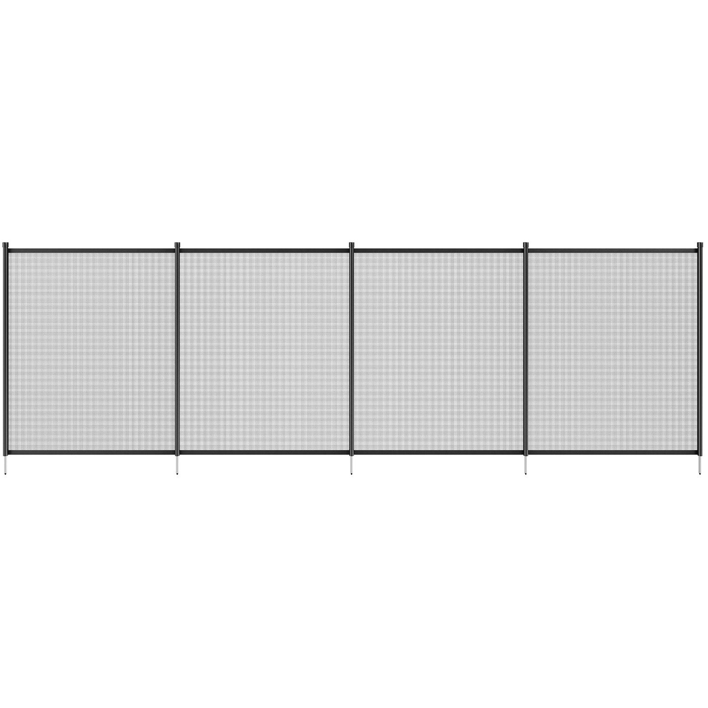 VEVOR Pool Fence 4 x 108 FT Removable Pool Fences for Inground Pools Outdoor