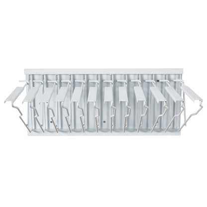 VEVOR Wall Mount Blueprint Storage Rack Blueprint Holder with 12 Pivot Brackets